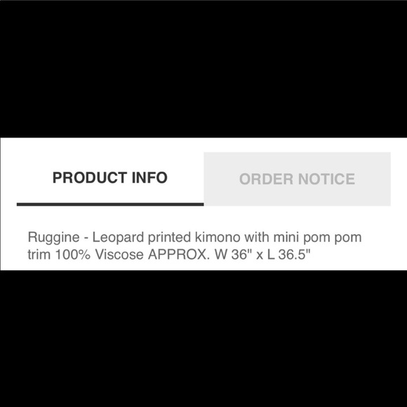 CLEARANCE ‼️LEOPARD BLUE IVORY- Kimono - Picture 4 of 5